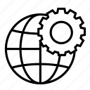 configuration, connection, globe, network, network settings, settings, world