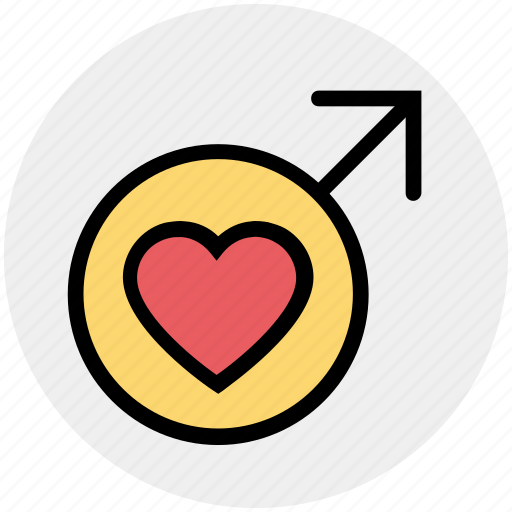 Gender, heart, love, male, man, passion, sex icon - Download on Iconfinder