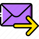 envelope, letter, mail, message, send