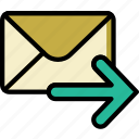 envelope, letter, mail, message, send