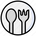 restaurant, cutlery, dinner, food, fork