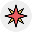 arrow, compass, direction, map, navigation, north star, star