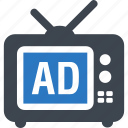 ad, advertisement, advertising, tv