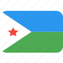 country, djibouti, flag, nation