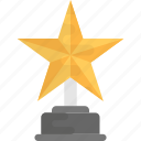 achievement, award, gold star award, prize, trophy