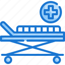 stretcher, bed, hospital, healthcare, medical, equipment, clinic