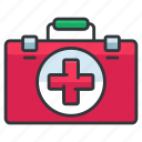 aid, box, first, health, healthcare, medical