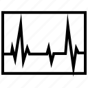 electrocardiogram, heart rate, heartbeat, lifeline, pulsation, pulse rate, heart
