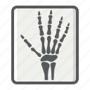 bone, hand, medicine, radiology, ray, x, xray