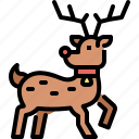 merry, winter, christmas, holiday, reindeer, xmas, animal