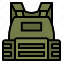 armor, military, bulletproof, vest, army