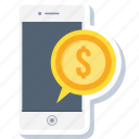 mobile, money, business, cash, currency, payment, phone