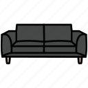 armchair, couch, furniture, interior, sofa