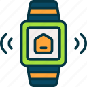 smart, watch, device, clock, home