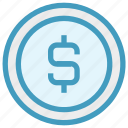 bit coin, business, coin, currency, dollar, money, sign