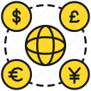 currency, exchange, finance, money