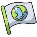 earth, flag, world, environment, ecology, eco, nature