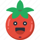 fruit, happy, salad, smiley, tomato, tomatoe