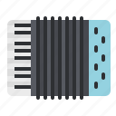 accordion, instrument, keyboard, music, piano, song, sound