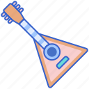 balalaika, guitar, instrument, music