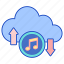 cloud, music, online, song