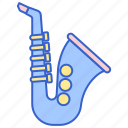 instrument, music, saxophone, song