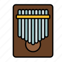 kalimba, thumb, piano, musical, instrument, music, melody