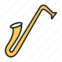 instrument, music, saxophone