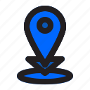 navigation, pin, location, map, point, gps, place