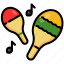 maracas, musical, mexican, music, percussion