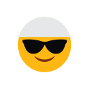 emoji, face, islam, muslim, smilling face, sunglasses