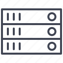 rack, database, network, server, storage