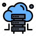 cloud, hosting, server