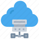 cloud, data, database, hosting, server, storage