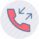 arrows, call, call receive, outgoing, phone, telephone