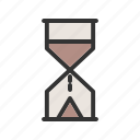 clock, glass, hour, hourglass, instrument, sand, time