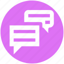 chat, comment, conversation, message, sms, talk