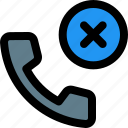 phone, cancel, action, cross