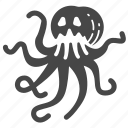 kraken, monster, octopus, sea monster, squid, alien