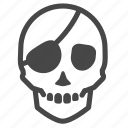 dead, pirate, skull, danger, death, skeleton