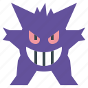 game, gaming, gartoon, gengar, nintendo, pokemon, video