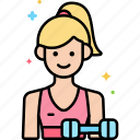 female, fitness, trainer