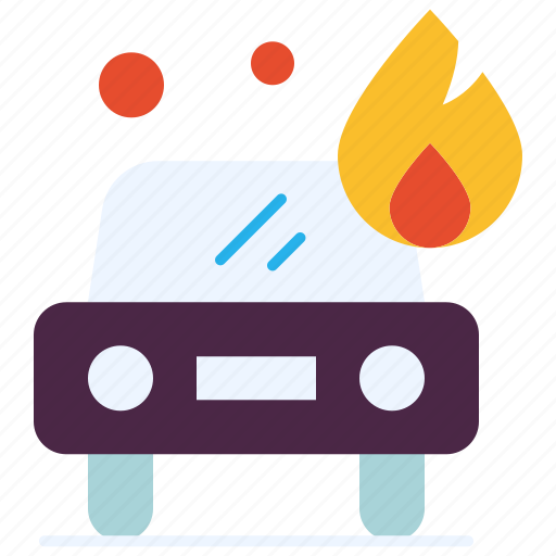 Burning, car, fire, protest icon - Download on Iconfinder