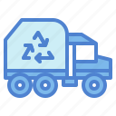 car, garbage, recycle, truck