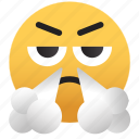 emoji, unhappy, mad