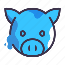 pig, animal, bank, farm, money