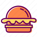 burger, cheeseburger, fast food, hamburger