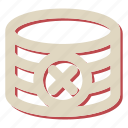database, delete, remove, data, storage