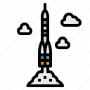 launch, rocket, ship, space, transportation