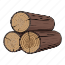 log, lumber, sawmill, timber, tree